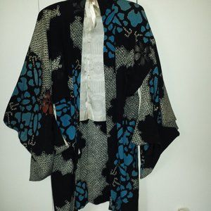 Vintage silk Japanese Haori